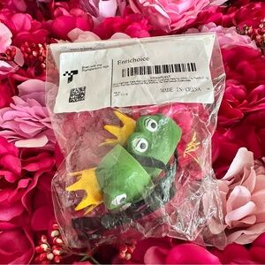 2pc Small Pet Hats - Frog Crown